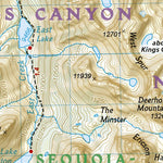 National Geographic 1009 PCT Sierra Nevada South (map 09) digital map