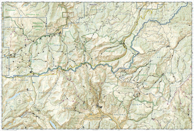 National Geographic 139 La Garita, Cochetopa Hills (south side) digital map