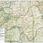 National Geographic 205 Sequoia and Kings Canyon National Parks (south side) digital map