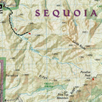 National Geographic 205 Sequoia and Kings Canyon National Parks (south side) digital map