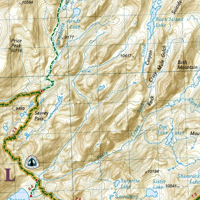 National Geographic 206 Yosemite National Park (north side) digital map