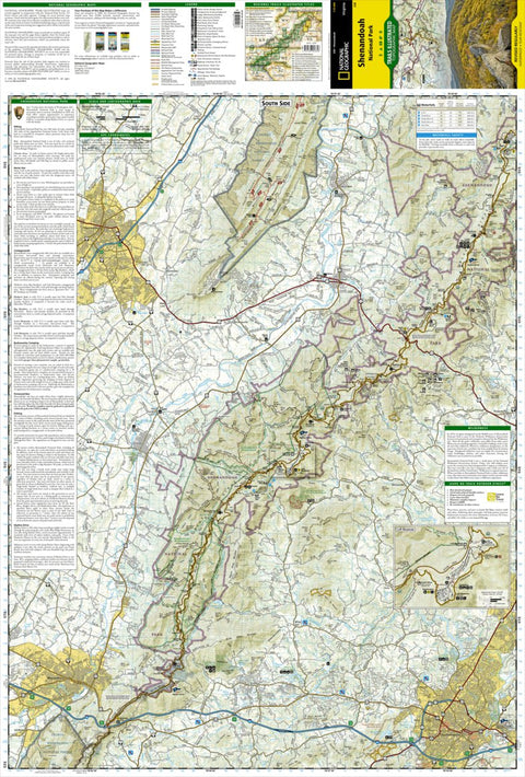 National Geographic 228 Shenandoah National Park (south side) digital map