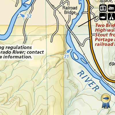 National Geographic 2307 Colroado River Kremmling (map 12) digital map