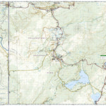 National Geographic 302 Old Faithful: Yellowstone National Park SW (north side) digital map