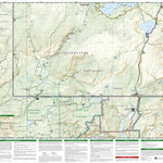 National Geographic 302 Old Faithful: Yellowstone National Park SW (south side) digital map
