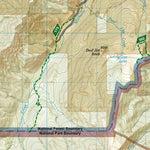 National Geographic 303 Mammoth Hot Springs: Yellowstone National Park NW (north side) digital map