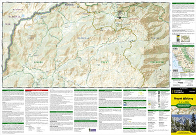 National Geographic 322 Mount Whitney (south side) digital map