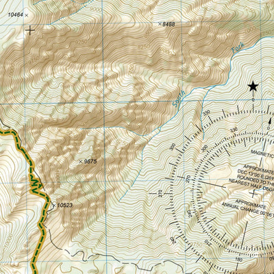 National Geographic 322 Mount Whitney (south side) digital map