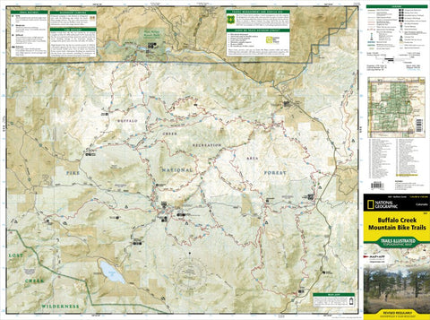 National Geographic 503 Buffalo Creek Moutain Bike Trails digital map