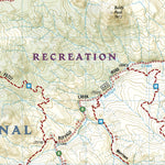 National Geographic 503 Buffalo Creek Moutain Bike Trails digital map