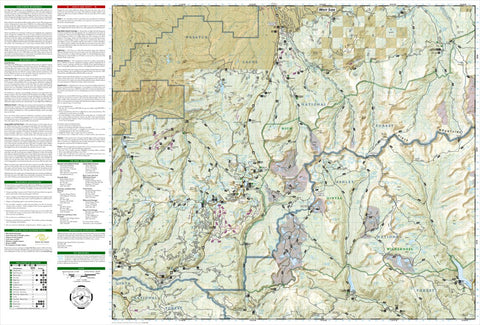 National Geographic 711 High Uintas Wilderness [Ashley and Wasatch-Cache National Forests] (west side) digital map