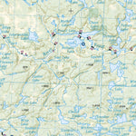 National Geographic 752 Boundary Waters East [Canoe Area Wilderness, Superior National Forest] (west side) digital map