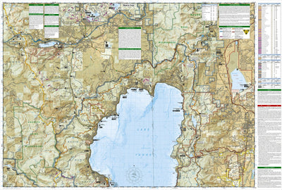 National Geographic 803 Lake Tahoe Basin [US Forest Service] (north side) digital map