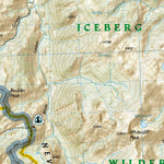National Geographic 807 Carson-Iceberg, Emigrant, and Mokelumne Wilderness Areas (north side) digital map