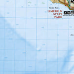 National Geographic 814 Big Sur, Ventana Wilderness [Los Padres National Forest] (south side) digital map
