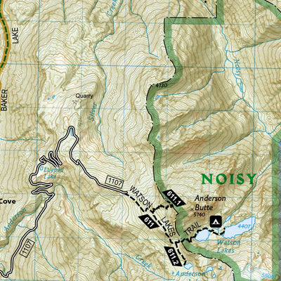 National Geographic 826 Mount Baker and Boulder River Wilderness Areas (north side) digital map