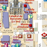 National Geographic Barcelona (Cuitat Vella) digital map