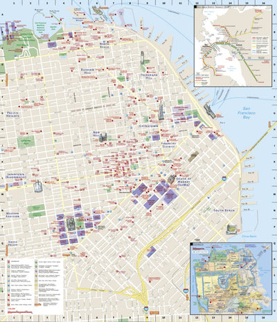 National Geographic Downtown San Francisco digital map