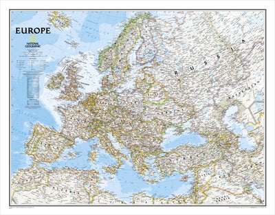 National Geographic Europe Classic digital map