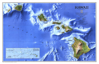 National Geographic Hawaii 1995 digital map