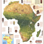 National Geographic Heritage Of Africa 1971 digital map