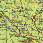 National Geographic Louisiana 1930 digital map