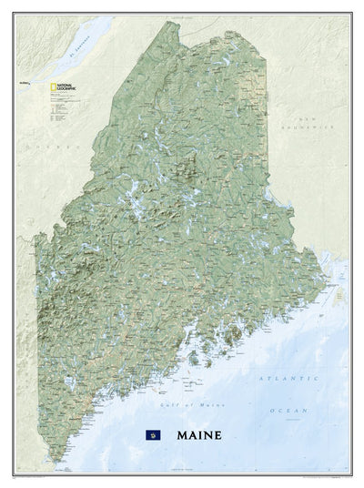 National Geographic Maine digital map