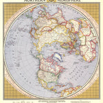 National Geographic Northern Hemisphere digital map