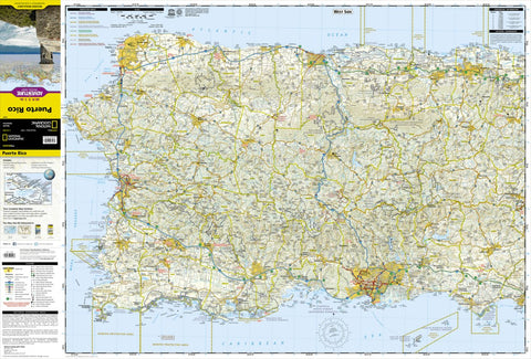 National Geographic Puerto Rico (west side) digital map