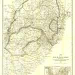 National Geographic Seat Of War In Africa 1899 digital map