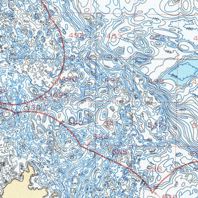 National Oceanographic & Atmospheric Administration (NOAA) Afognak (NO 5-4) digital map