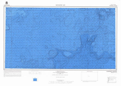 National Oceanographic & Atmospheric Administration (NOAA) Alaminos Canyon (NG 15-4) digital map