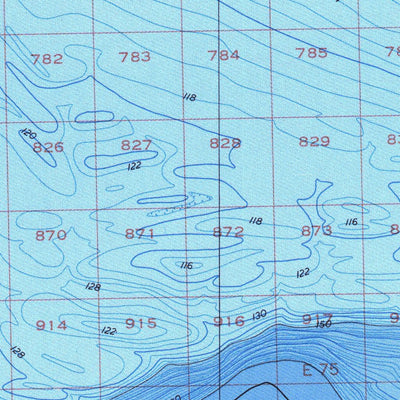 National Oceanographic & Atmospheric Administration (NOAA) Block Island Shelf (NK 19-10) digital map