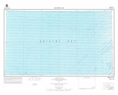 National Oceanographic & Atmospheric Administration (NOAA) Bristol Bay (NO 3-8) digital map