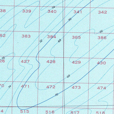 National Oceanographic & Atmospheric Administration (NOAA) Bristol Bay (NO 3-8) digital map