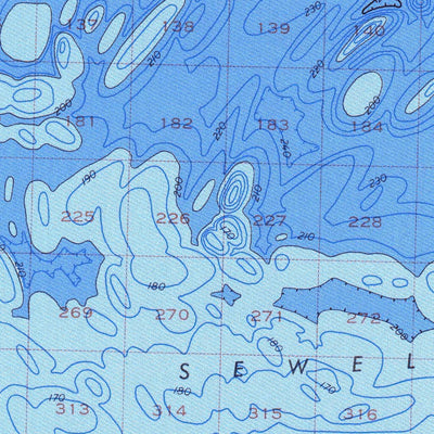 National Oceanographic & Atmospheric Administration (NOAA) Browns Bank (NK 19-6) digital map