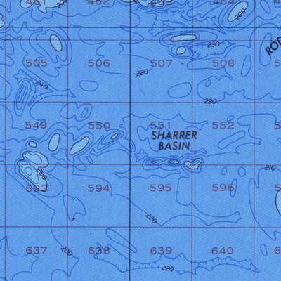 National Oceanographic & Atmospheric Administration (NOAA) Cashes Ledge (NK 19-5) digital map