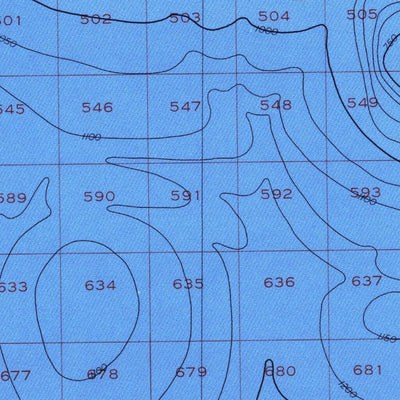 National Oceanographic & Atmospheric Administration (NOAA) East Breaks (NG 15-1) digital map