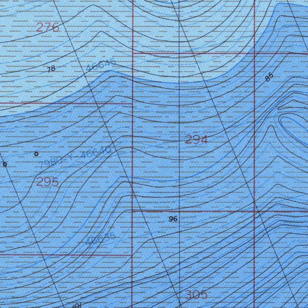 Ewing Bank S.E. (F-91) Map by National Oceanographic & Atmospheric ...