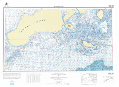 National Oceanographic & Atmospheric Administration (NOAA) False Pass (NN 3-4) digital map