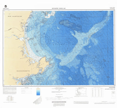 National Oceanographic & Atmospheric Administration (NOAA) Gloucester (F-74) digital map