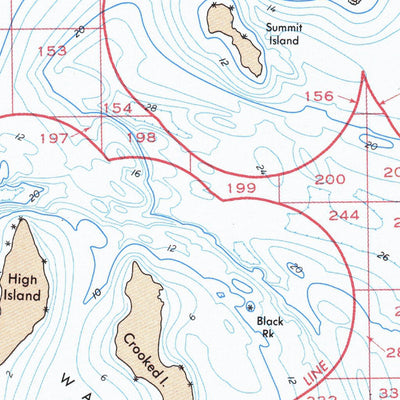 National Oceanographic & Atmospheric Administration (NOAA) Hagemester Island (NO 4-3) digital map