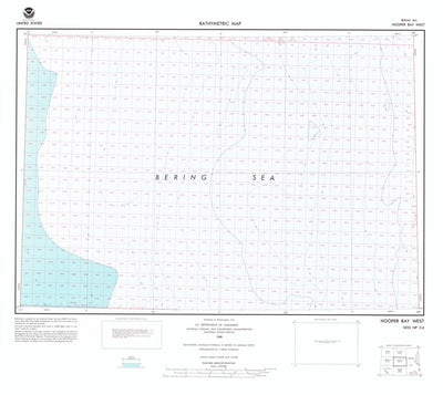 National Oceanographic & Atmospheric Administration (NOAA) Hooper Bay West (NP 2-6) digital map