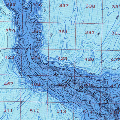 National Oceanographic & Atmospheric Administration (NOAA) Hudson Canyon (NJ 18-3) digital map