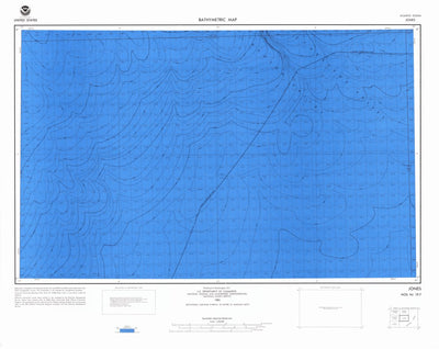 National Oceanographic & Atmospheric Administration (NOAA) Jones (NJ 19-7) digital map