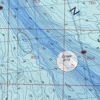 National Oceanographic & Atmospheric Administration (NOAA) Long Branch (F-77) digital map