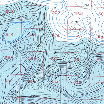 National Oceanographic & Atmospheric Administration (NOAA) Middleton Island (NO 6-2) digital map