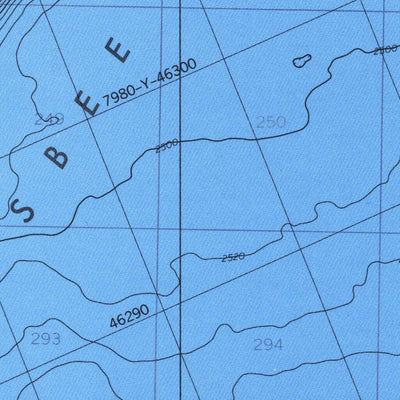 National Oceanographic & Atmospheric Administration (NOAA) Mitchell Basin (LM-144) digital map
