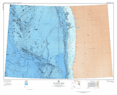 National Oceanographic & Atmospheric Administration (NOAA) North Pacific Ocean (12042-12B) digital map