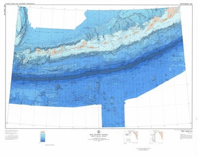 National Oceanographic & Atmospheric Administration (NOAA) North Pacific Ocean (16648-14B) digital map